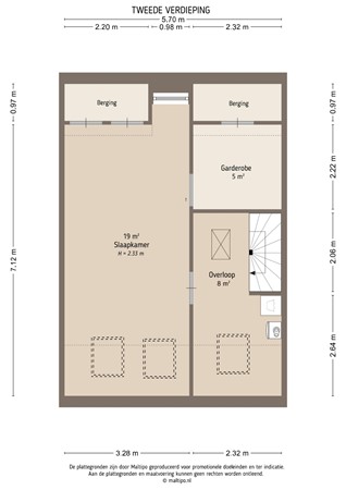 Floorplan - Kalkhovensingel 30, 4101 ZE Culemborg